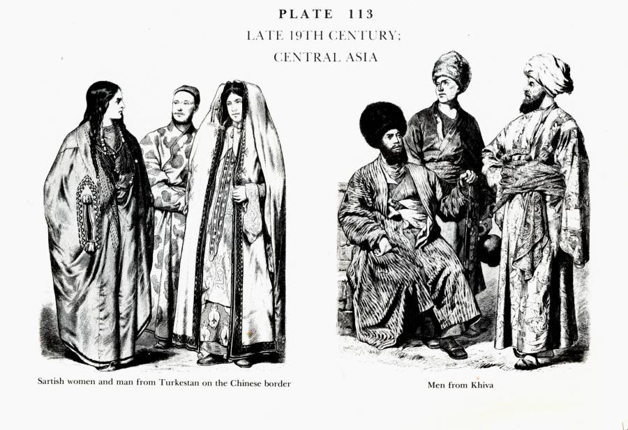 Planche 113b Fin du XIXe Siecle - Asie Centrale - Late 19Th Century - Central Asia.jpg